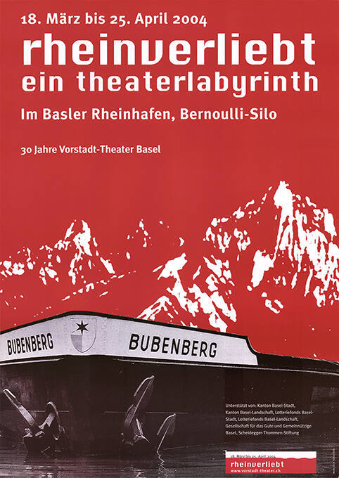 Rheinverliebt, ein Theaterlabyrinth, 30 Jahre Vorstadt-Theater Basel