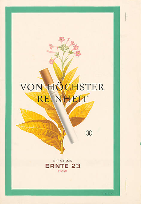 Von höchster Reinheit, Ernte 23