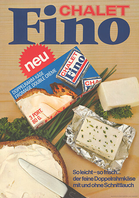 Chalet Fino, Doppelrahmkäse