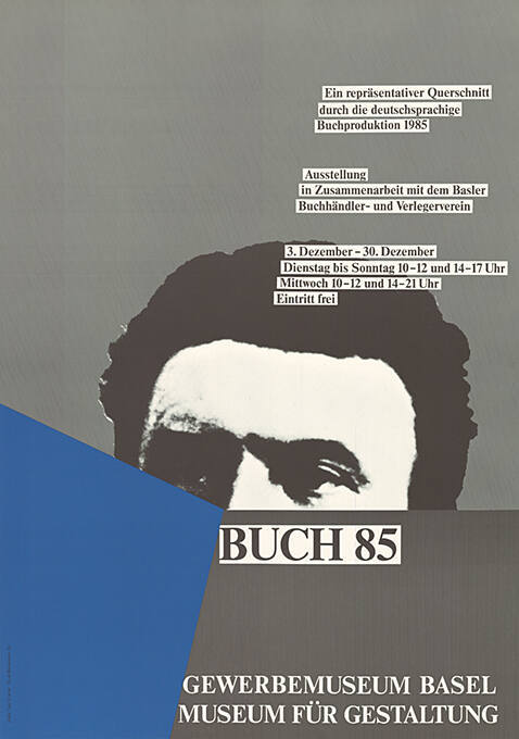 Ausstellung Buch 85, Gewerbemuseum Basel, Museum für Gestaltung