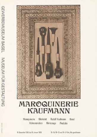 Maroquinerie Kaufmann, Gewerbemuseum Basel, Museum für Gestaltung