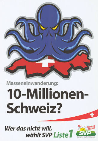 Masseneinwanderung: 10-Millionen-Schweiz? Wer das nicht will, wählt SVP