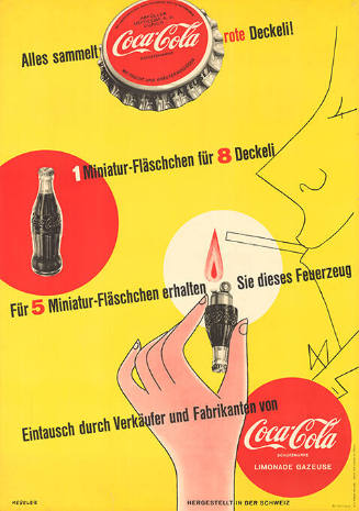 Alles sammelt rote Deckeli! […] Coca-Cola