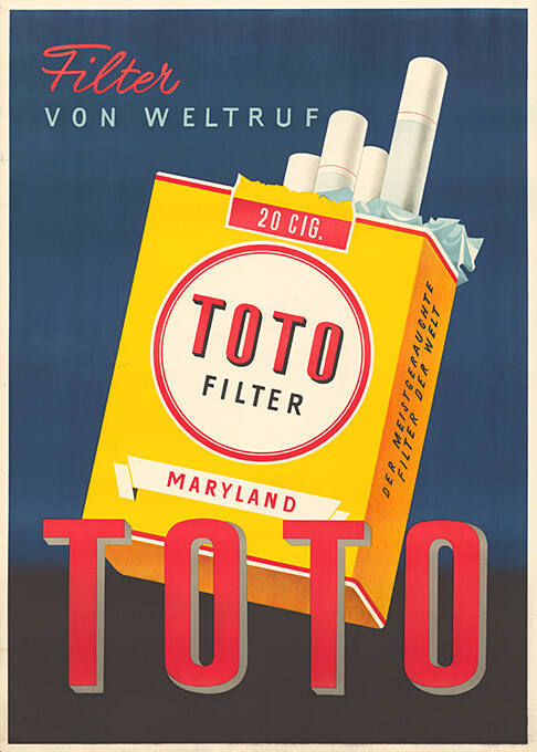 Filter von Weltruf, Toto