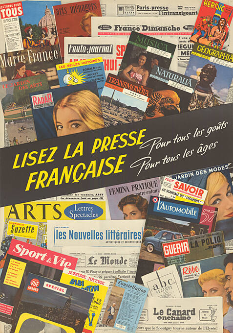 Lisez la presse française, Pour tous les goûts, Pour tous les âges