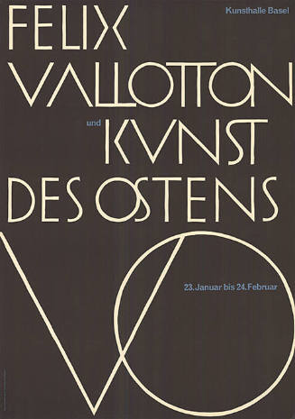 Felix Vallotton und Kunst des Ostens, Kunsthalle Basel