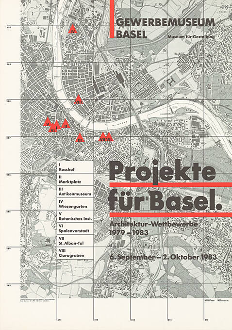 Projekte für Basel, Architektur-Wettbewerbe 1979-1983, Gewerbemuseum Basel