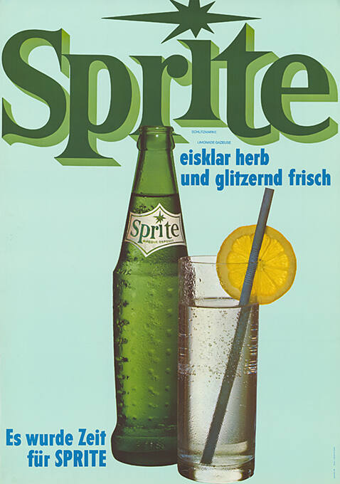 Sprite, eisklar herb und glitzernd frisch, Es wurde Zeit für Sprite