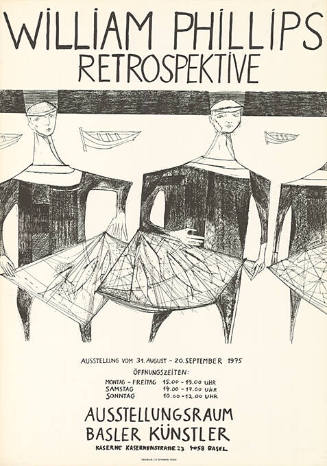 William Phillips, Retrospektive,  Ausstellungsraum Basler Künstler