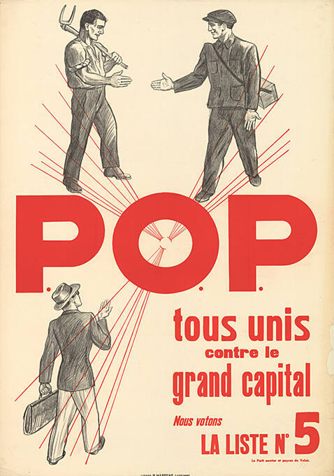 Parti ouvrier et paysan du Valais, POP