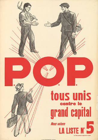 POP, tous unis contre le grand capital