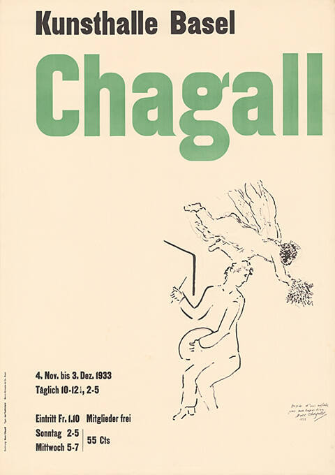 Chagall, Kunsthalle Basel