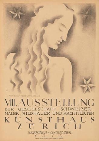 VIII. Ausstellung der Gesellschaft Schweizer Maler, Bildhauer und Architekten, Kunsthaus Zürich