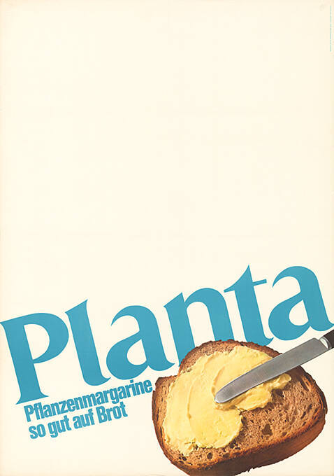 Planta, Pflanzenmargarine, so gut auf Brot