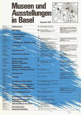 Museen und Ausstellungen in Basel, September