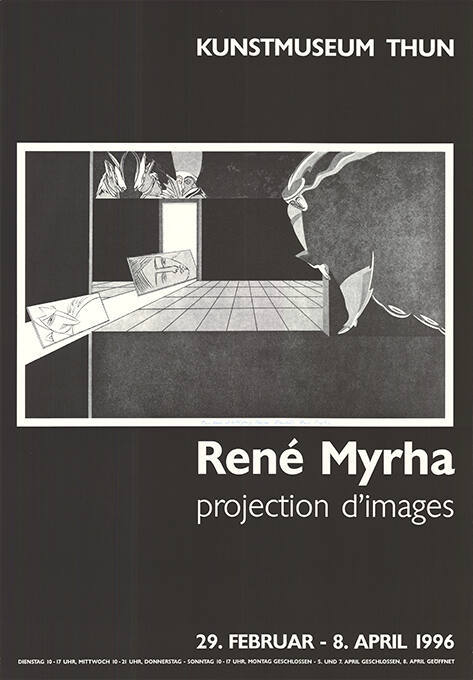 René Myrha, Projection d’images, Kunstmuseum Thun