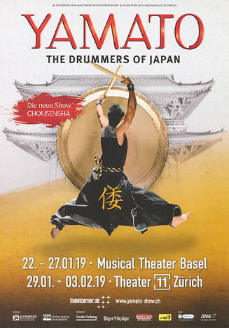 Yamato, The drummers of Japan, Musical Theater Basel, Theater 11 Zürich