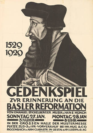 1529, 1929, Gedenkspiel zur Erinnerung an die Basler Reformation, Grosse Halle der Mustermesse