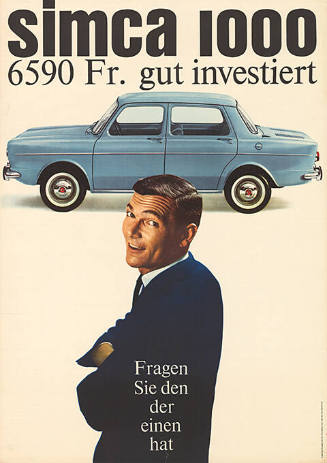 Simca 1000, 6590 Fr. gut investiert