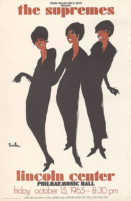 The Supremes, Lincoln Center, Philharmonic Hall, Nev York