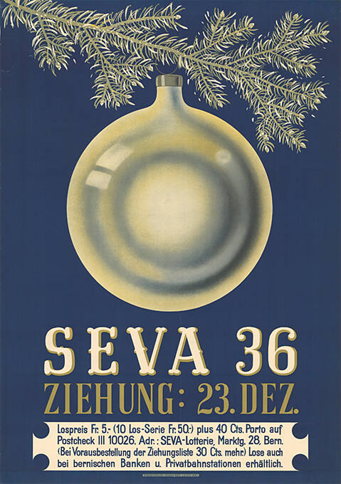 Seva 36, Ziehung: 23. Dez.