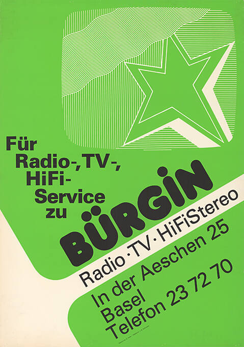 Für Radio-, TV-, HiFi-Service zu Bürgin