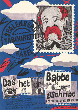 Das het dr Babbe gschribe, Alfred Rasser, Spalenberg, Tabourettli Basel