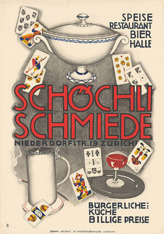 Schöchli Schmiede, Niederdorferstr. 19 Zürich, Speiserestaurant, Bierhalle, Bürgerliche Küche, Billige Preise