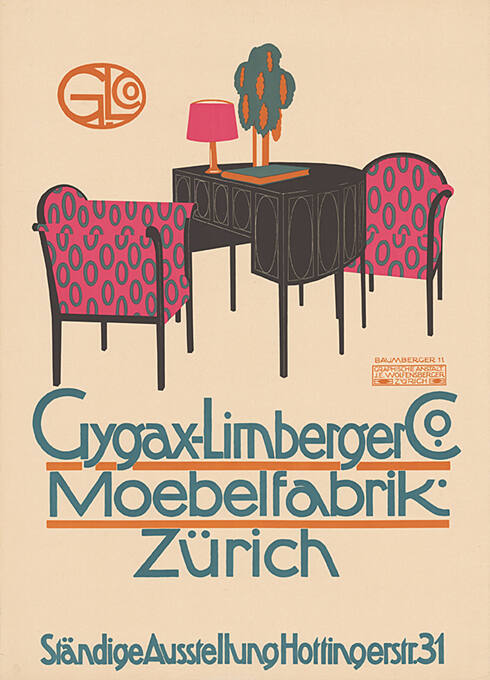 Gygax-Limberger Co., Moebelfabrik, Zürich