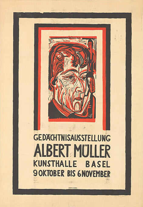 Gedächtnisausstellung Albert Müller, Kunsthalle Basel