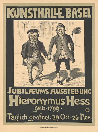 Jubiläumsausstellung Hieronymus Hess, Kunsthalle Basel