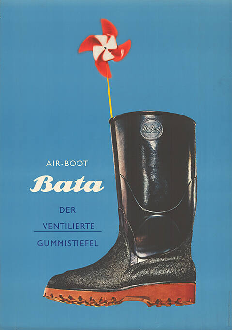 Air-Boot, Bata, Der ventilierte Gummistiefel