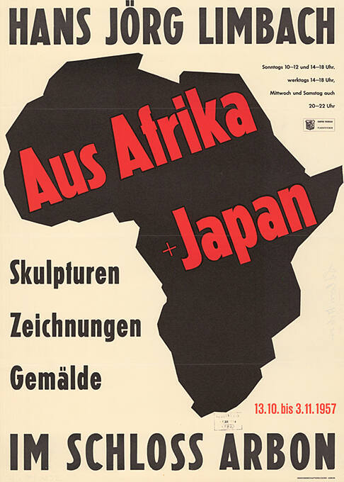 Hans Jörg Limbach, Aus Afrika + Japan, Skulpturen, Zeichnungen Gemälde, Schloss Arbon