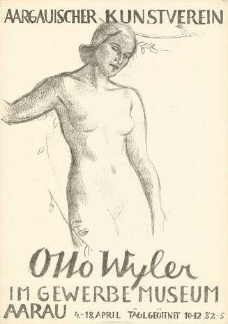 Otto Wyler, Aargauischer Kunstverein, Gewerbemuseum Aarau