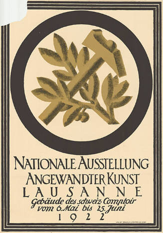 Nationale Ausstellung angewandter Kunst, Lausanne