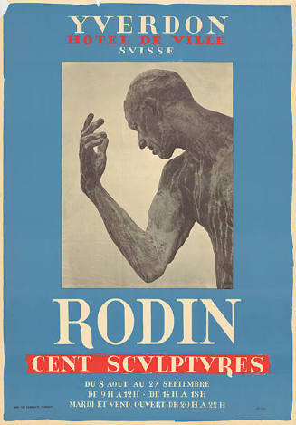 Rodin, Cent sculptures, Hôtel de la Ville Yverdon