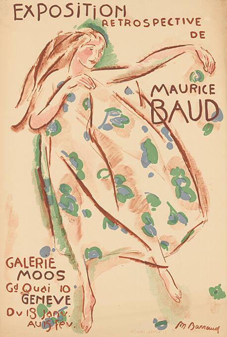 Exposition rétrospective de Maurice Baud, Galerie Moos, Genève