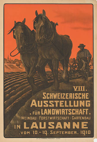 VIII. Schweizerische Ausstellung für Landwirtschaft, Weinbau, Forstwirtschaft, Gartenbau, Lausanne