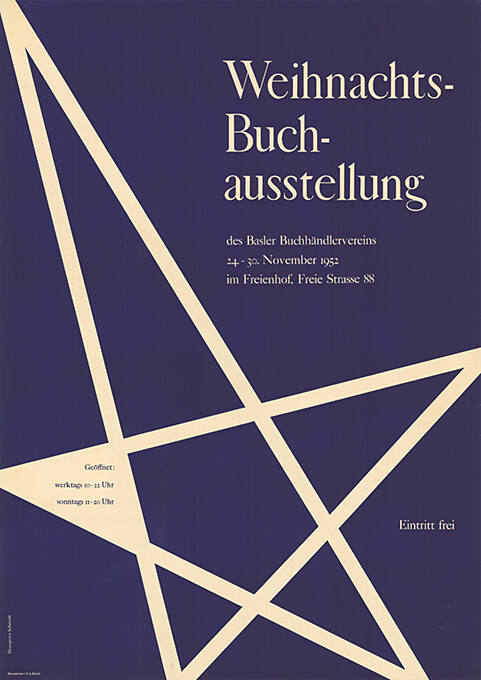 Weihnachts-Buchausstellung des Basler Buchhändlervereins