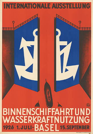 Binnenschiffahrt und Wasserkraftnutzung, Internationale Ausstellung, Basel