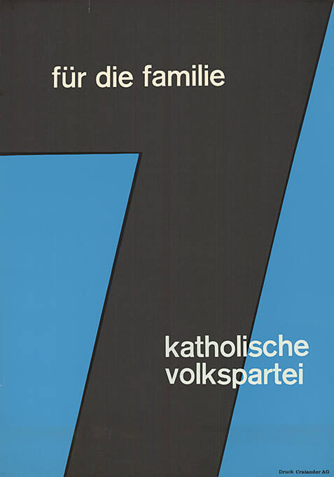 Für die Familie, Katholische Volkspartei, [Liste] 7