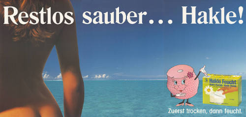 Restlos sauber… Hakle!