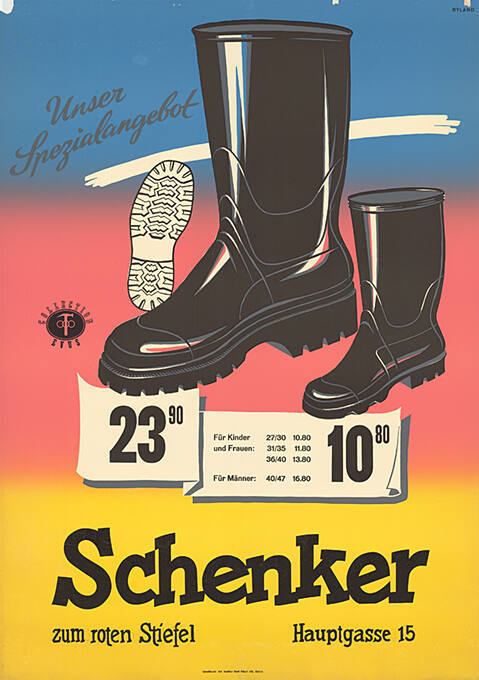 Unser Spezialangebot, Schenker, zum roten Stiefel, Hauptgasse 15