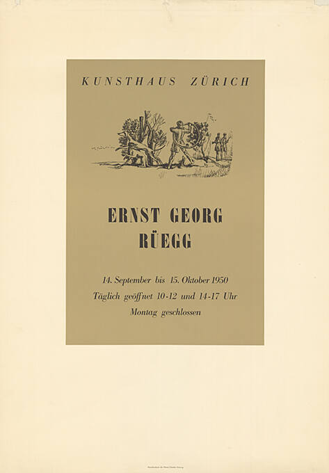 Ernst Georg Rüegg, Kunsthaus Zürich