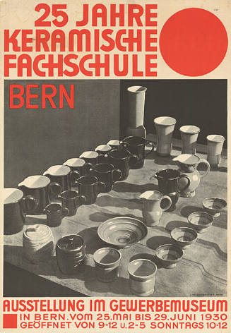 25 Jahre Keramische Fachschule Bern, Gewerbemuseum