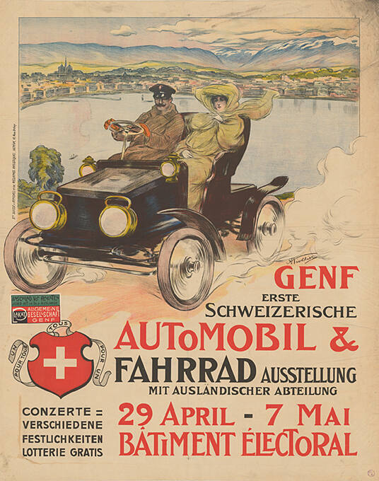 Erste Schweizerische Automobil- & Fahrrad-Ausstellung, Bâtiment Électoral, Genf