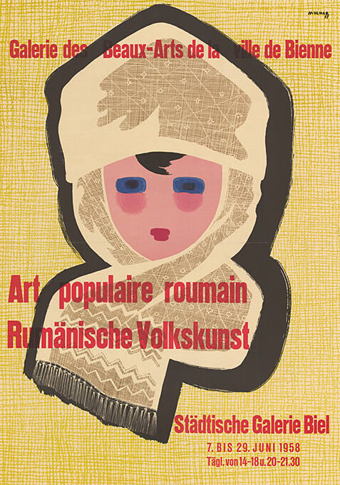 Art populaire roumain, Rumänische Volkskunst, Galerie des Beaux-Arts de la ville de Bienne, Städtische Galerie Biel