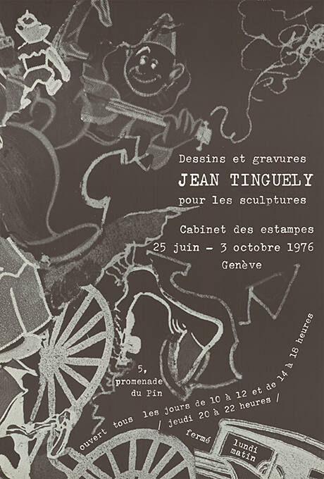 Jean Tinguely, Cabinet des Estampes, Genève