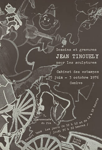 Jean Tinguely, Cabinet des Estampes, Genève