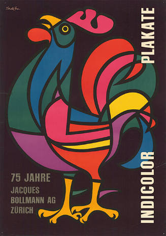 Indicolor Plakate, 75 Jahre Jacques Bollmann AG, Zürich